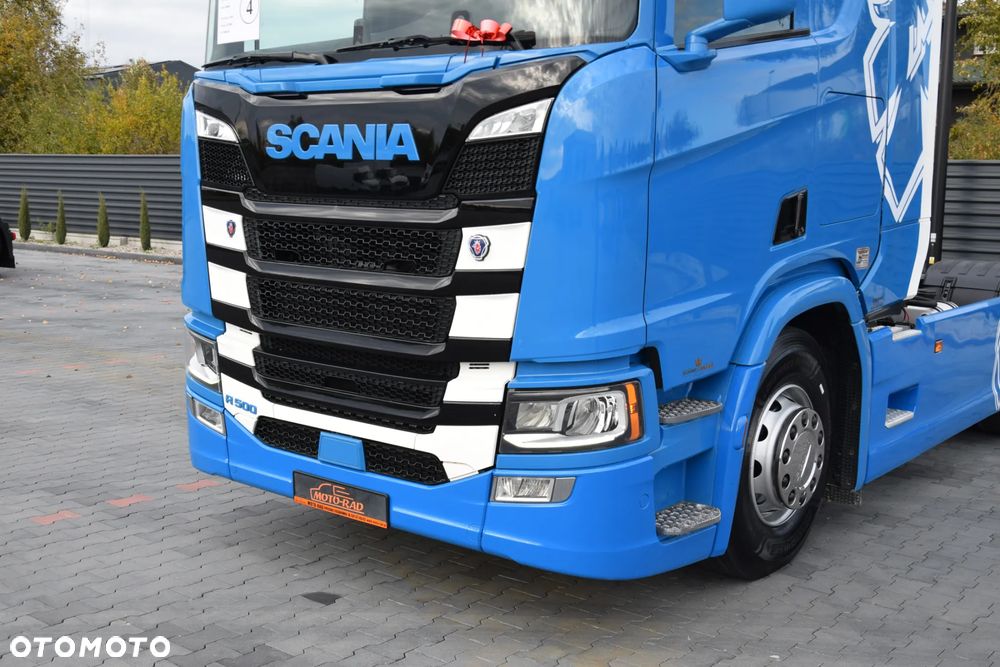 Scania R500 / FULL AIRMATIC / HYDRAULIKA / RETARDER / KLIMATYZACJA POSTOJOWA / ACC / KLIMA / FULL LEDY / FULL SPOILERY / NOWE OPONY / FULL OPCJA / WERSJA PREMIUM / SERWISOWANA / SPROWADZONA - 9
