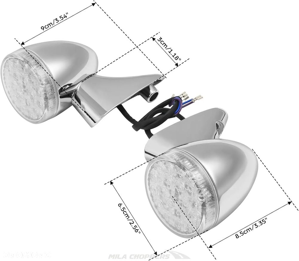 Kierunkowskazy Road Glide 15-24 chrom - 2