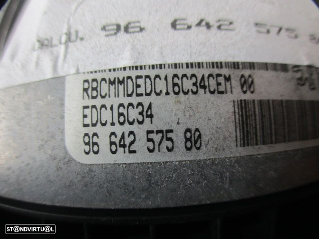 Centralina 9664257580 CITROEN C4 2008 1.6HDI 92CV 3P CINZA ORIGINAL - 5