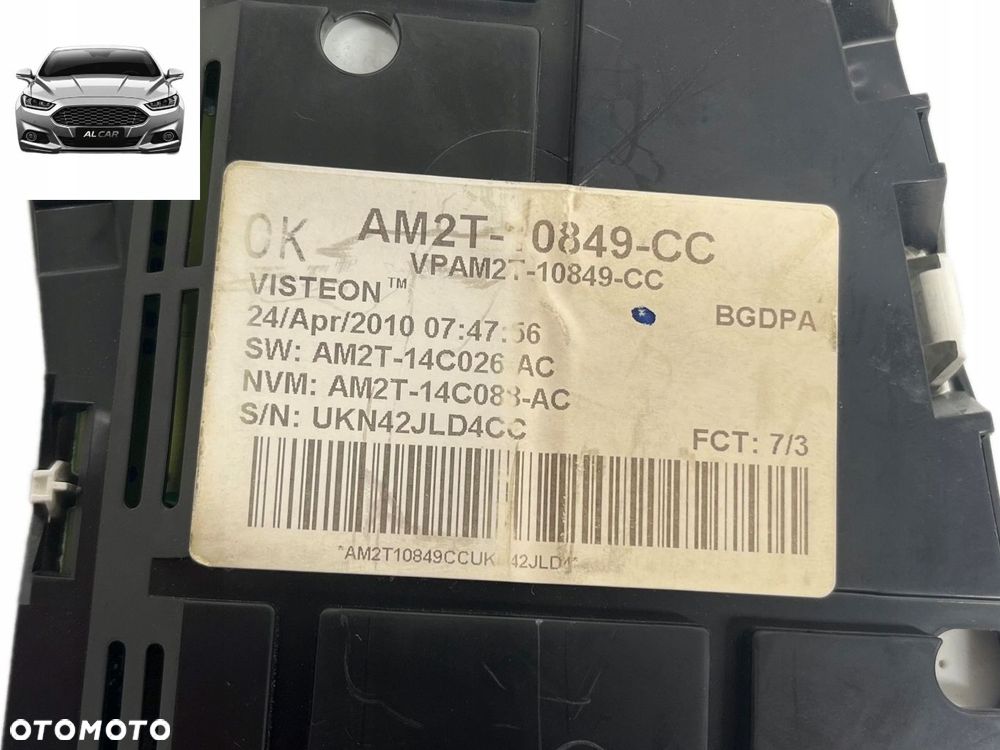 LICZNIK MAŁY FIS MONDEO MK4, S-MAX MK1, GALAXY MK3 2010 AM2T-10849-CC EU - 4
