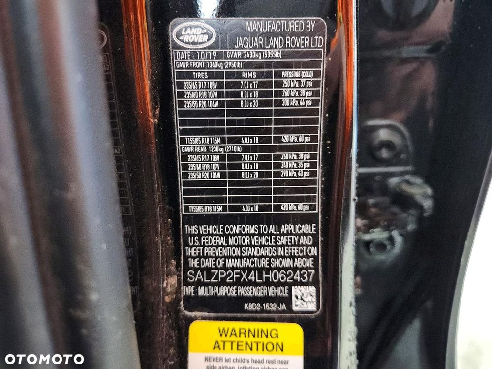 Land Rover Range Rover Evoque P250 R-Dynamic SE - 12