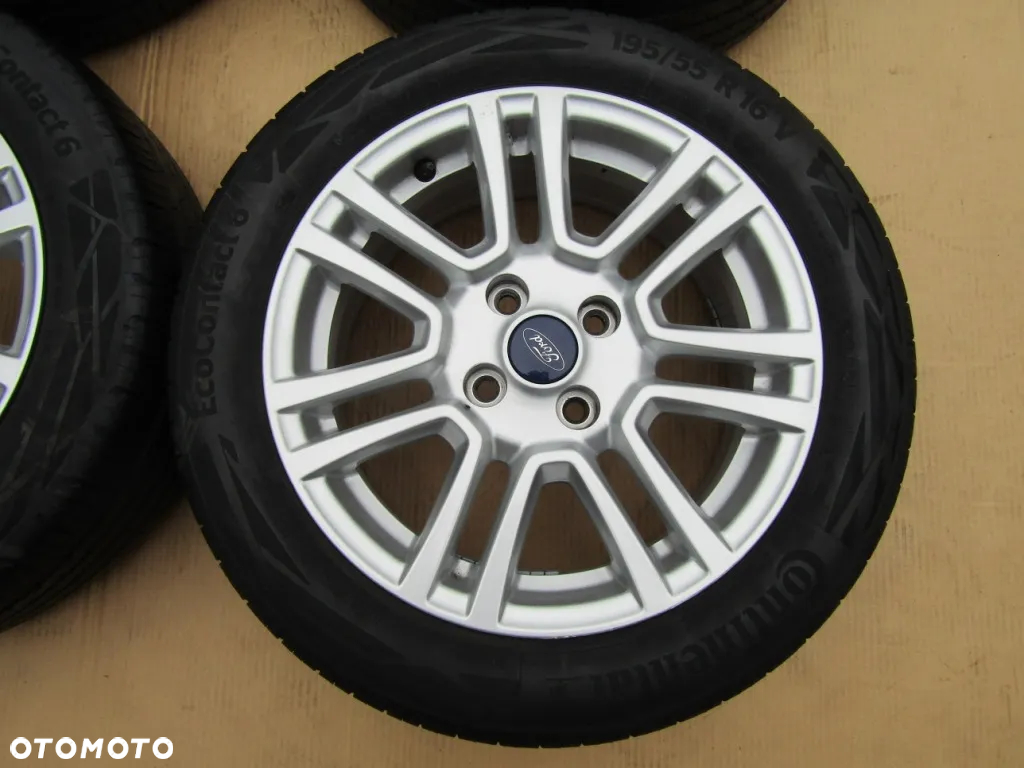 4x Felgi Koła 16 Ford KA + Plus Fusion Focus Fiesta MK7 MK8 + Opony 195/55 - 9