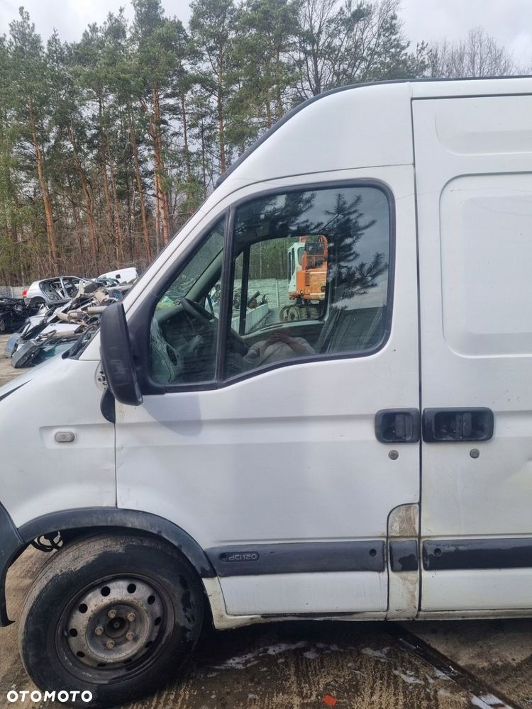 RENAULT MASTER II 03-10 LIFT 2007 r. DRZWI LEWY PRZÓD LEWE PRZEDNIE BIAŁE * - 1