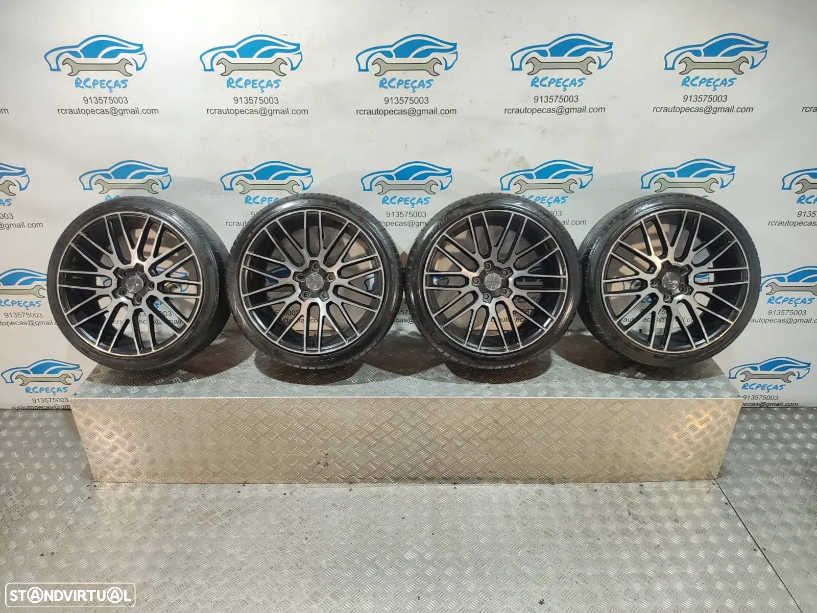 Jantes 19 Originais Savini Black di Forza 8,5J 9,5J ET15 5x112 - 18