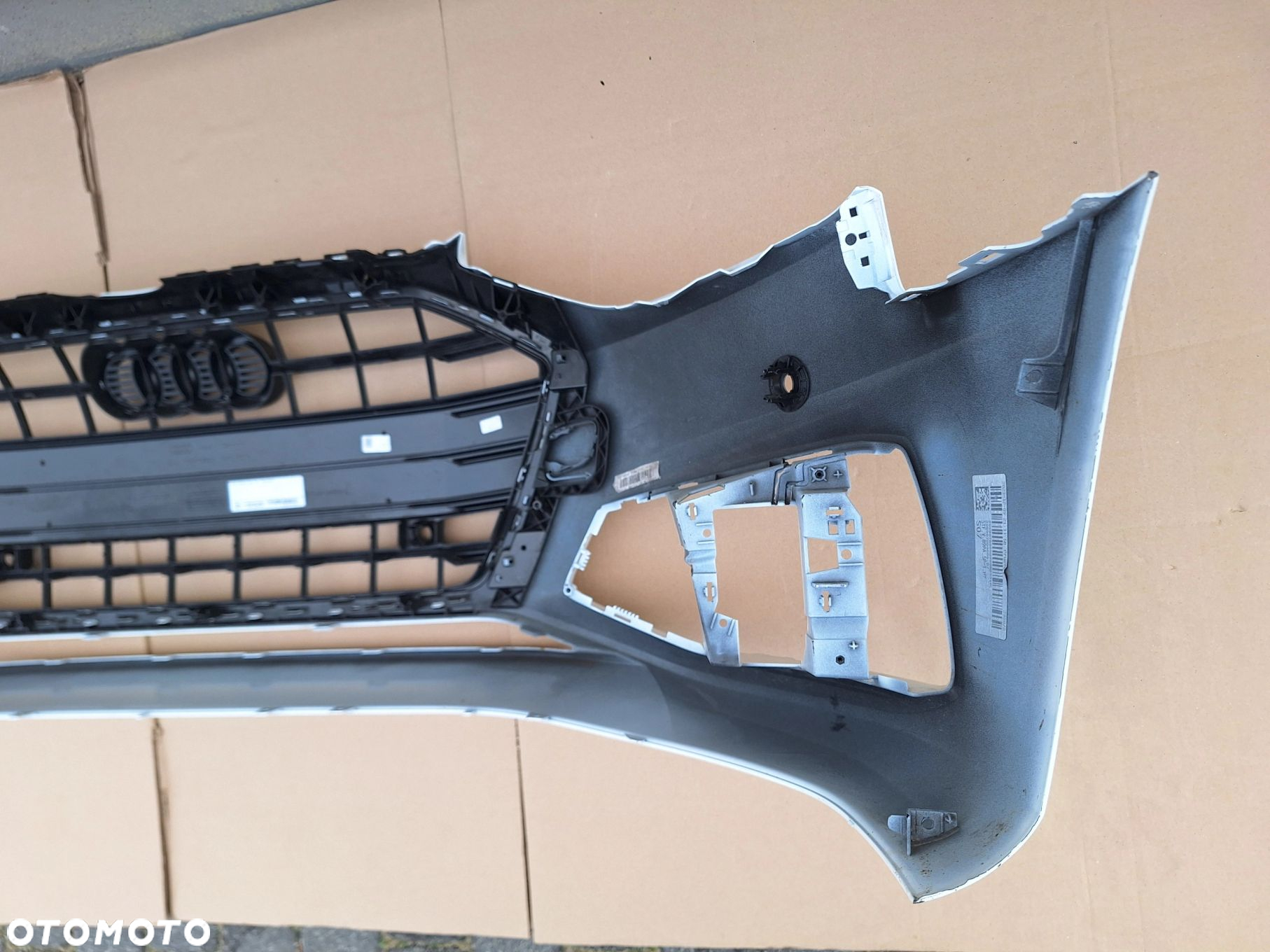 AUDI A4 B9 LIFT 19- 8W0 B.ŁADNY! NIE KLEJONY! ZDERZAK PRZÓD PRZEDNI+CAŁY GRILL ORYG. 8W0807437 WYSYŁKA 24H - 15