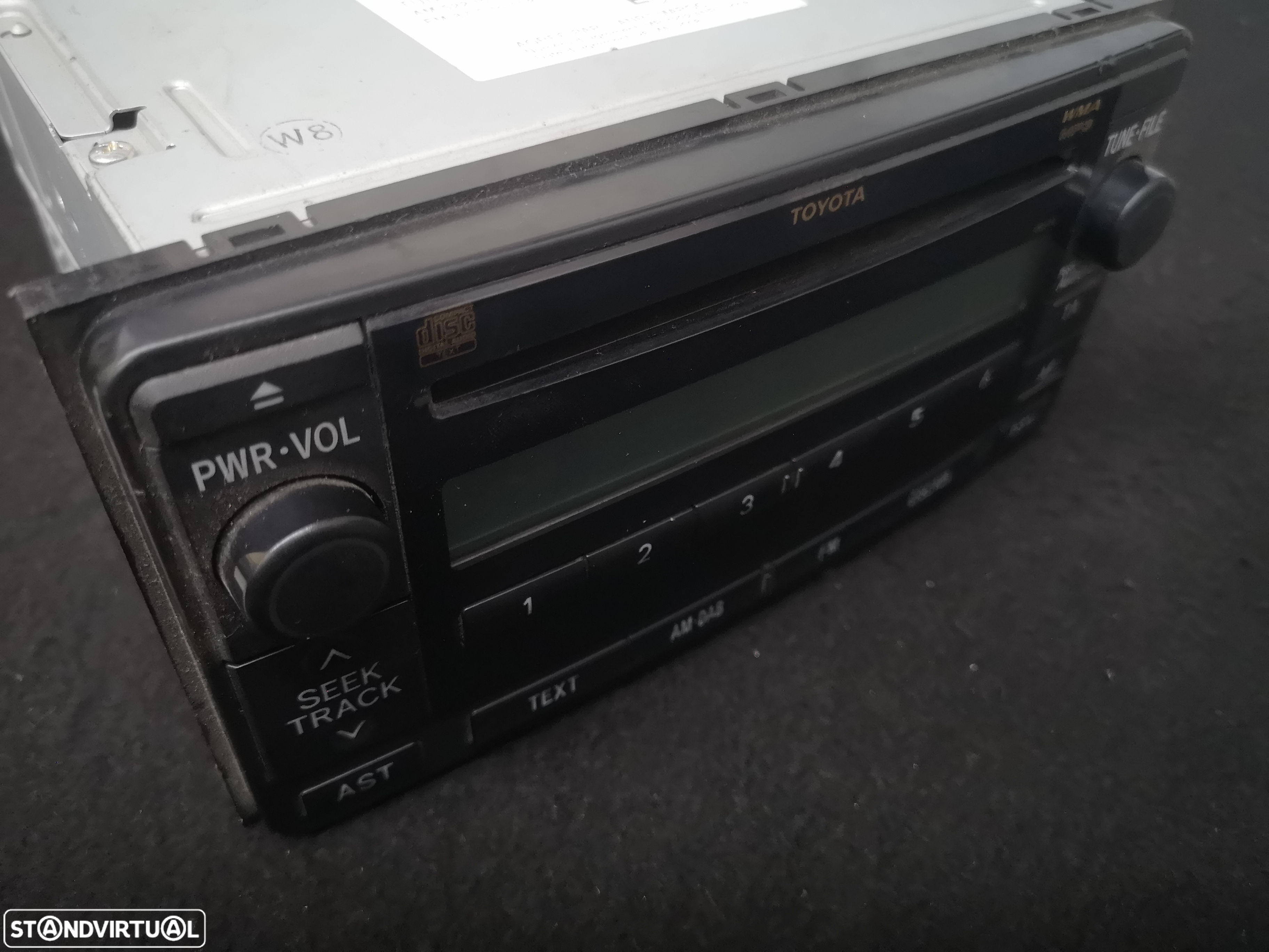 Radio  CD FM DAB MP3 WMA Media  Originais  FUJITSU TEN TOYOTA LAND CRUISER 2014 - 2
