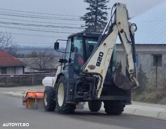 Perie asfalt cu colector si sistem stropire 200 cm - 4