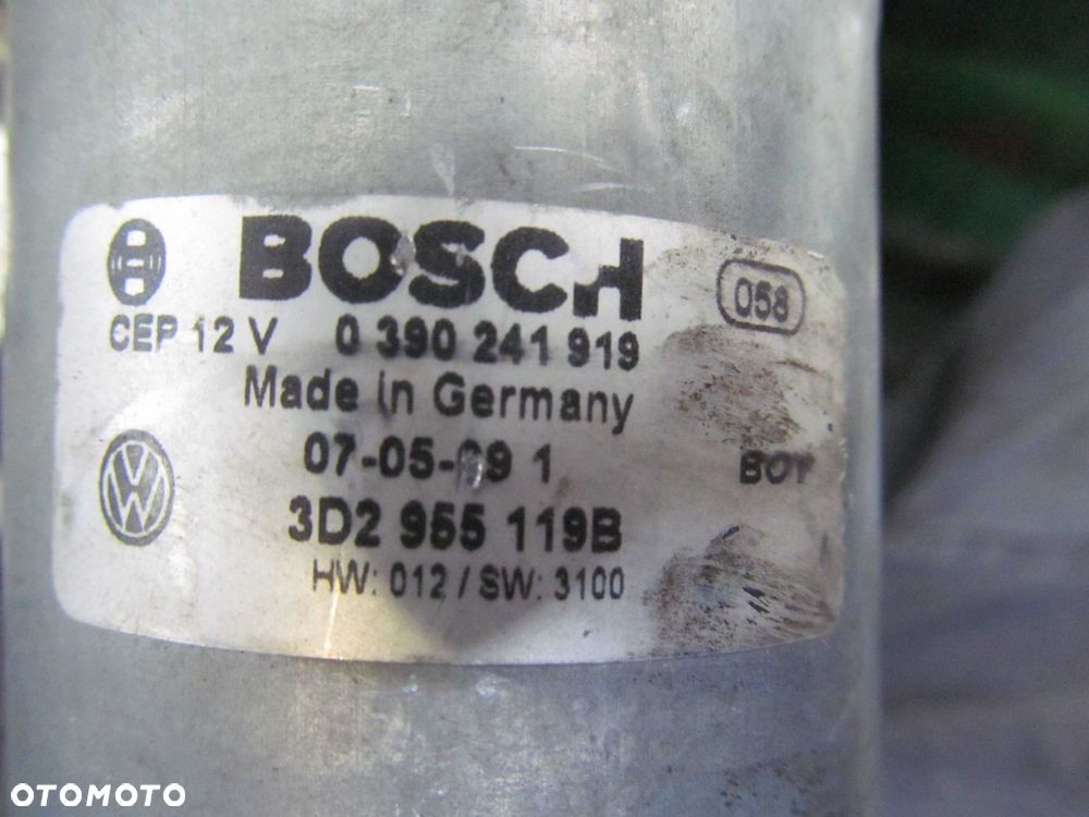 VW PHAETON 02- MECHANIZM WYCIERACZEK PRZOD UK 3D2955023C - 6