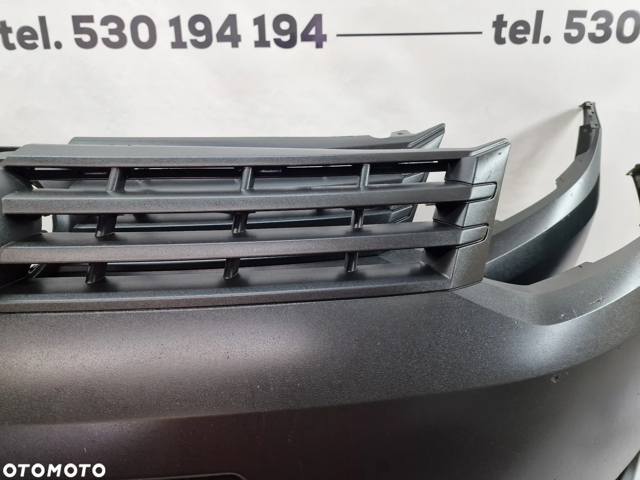 VW CADDY 2K5 10- ZDERZAK PRZEDNI PRZÓD W STRUKTURZE , ŁADNY , NR 2K5807221A , NR AUKCJI NZ1431 - 12