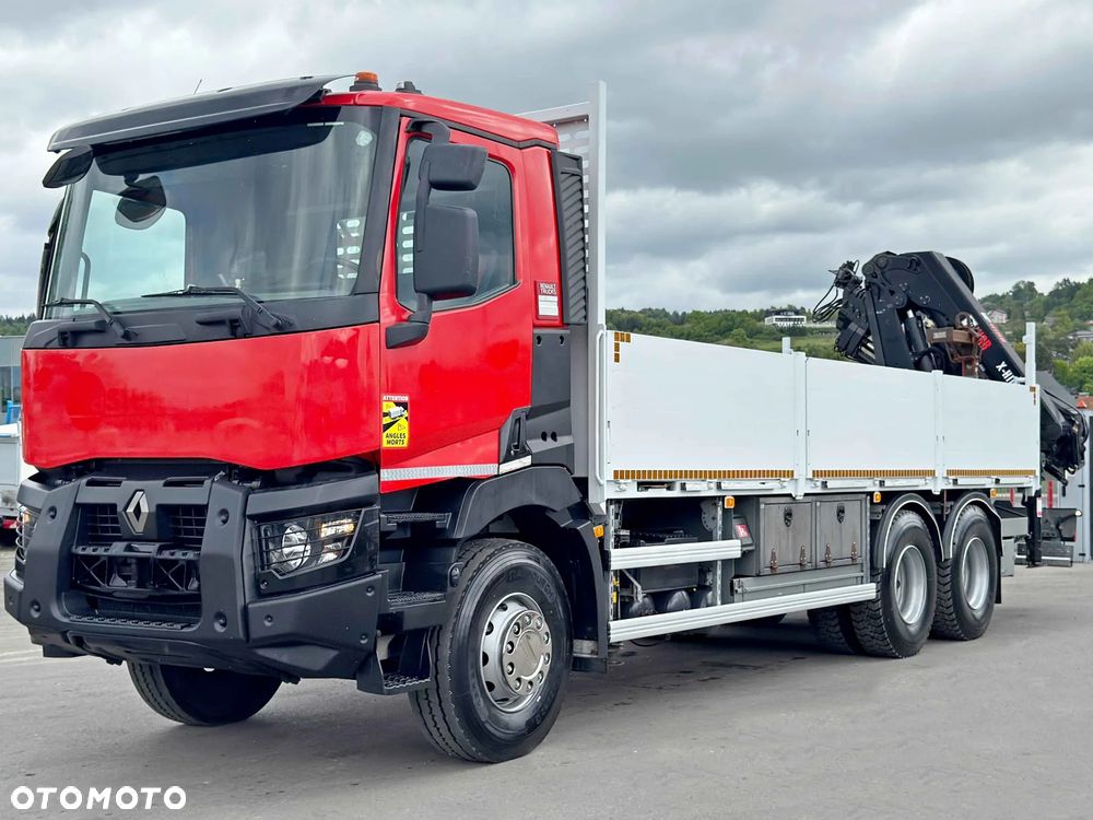 Renault C 430 * SKRZYNIA 7,05 m * HIAB X-HIDUO 188 ES-4 + PILOT/ 6x4 - 4
