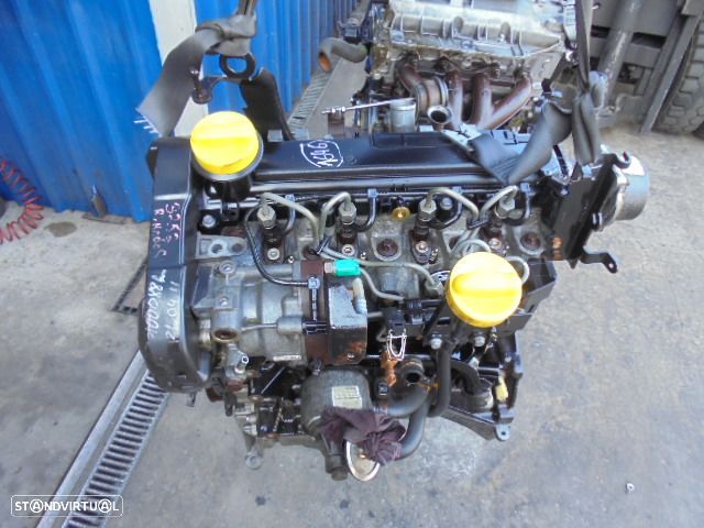 Motor K9KJ750 K9K750 RENAULT MODUS 2005 1.5DCI 80CV 5P PRETO - 1