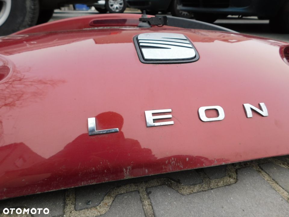 klapa bagażnika  SEAT LEON II  bordo - 4