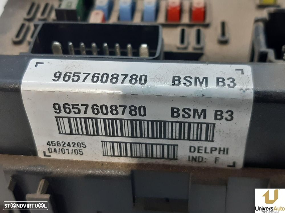 CENTRALINA BSM PEUGEOT 206 FASTBACK 2005 -9657608780 - 3