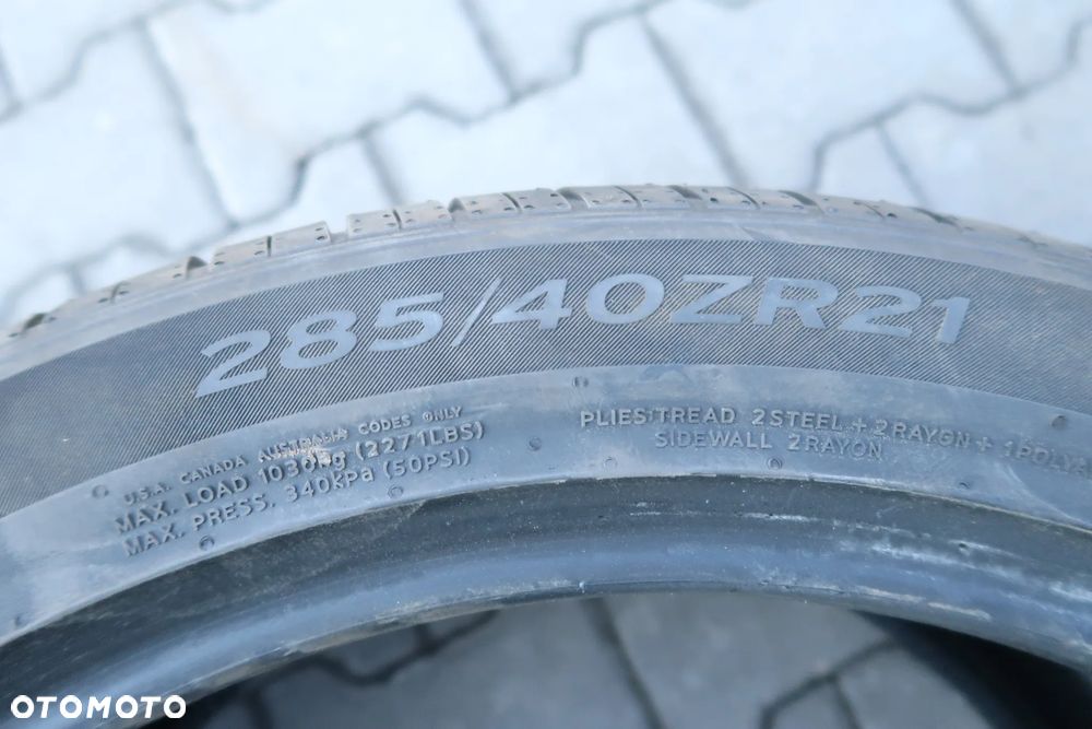 285/40R21 Hankook s1 evo  Porsche Panamera 1szt - 7