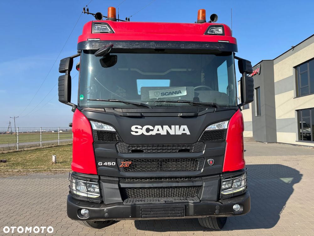 Scania G450 XT 4x4 stały napęd , skrzynia redukcyjna , biegi terenowe , hydraulika do wywrotu, z Niemiec ,opticrusie ze sprzęgłem - 11