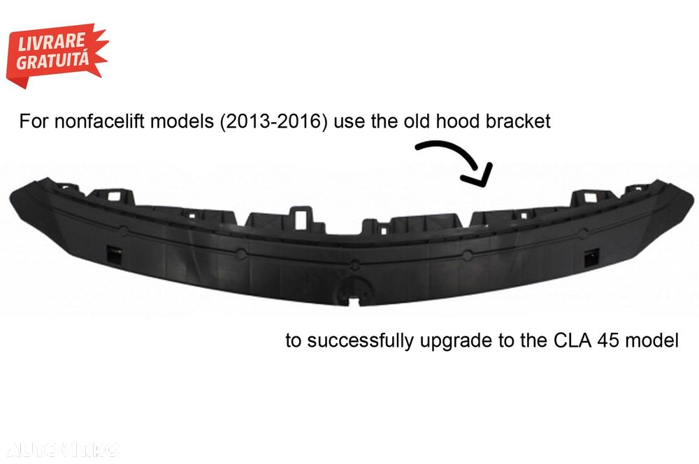 Bara Fata Compatibila cu Mercedes W117 X117 CLA (2013-2018) CLA45 Design- livrare gratuita - 8