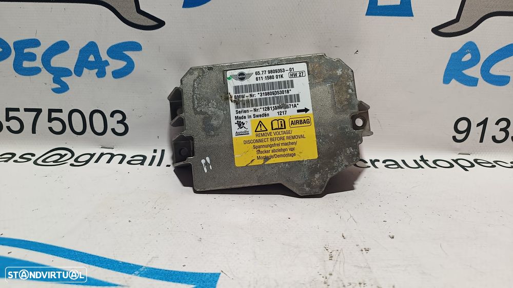 CENTRALINA ECU MODULO AIRBAG MINI COOPER R57 LCI CABRIO R57 6577980935301 65779809353 980935301 9809353 R58 COUPE R59 ROADSTER - 1