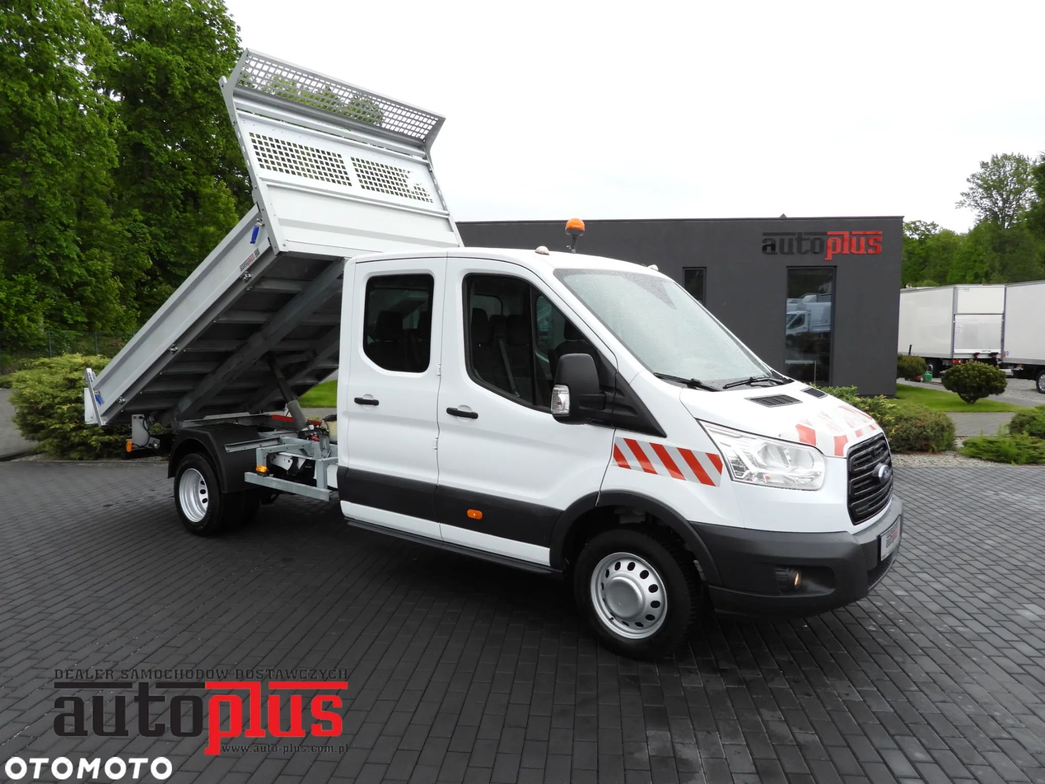 Ford TRANSIT WYWROTKA PODWÓJNA KABINA DOKA 6 MIEJSC TEMPOMAT KLIMATYZACJA BLIŹNIACZE KOŁA 170KM [ K56631 ] - 1