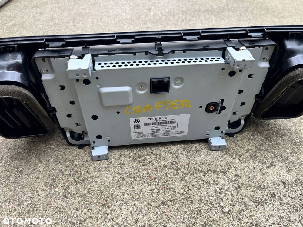 Ekran Radio Wyświetlacz Crafter II MAN 7C0919606 - 3