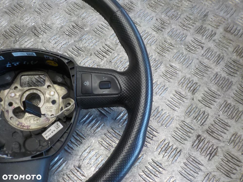 AUDI A4 B7 KIEROWNICA CZARNA SKÓRA MULTIFUNKCJA ŁOPATKI 8P0419091BM - 4