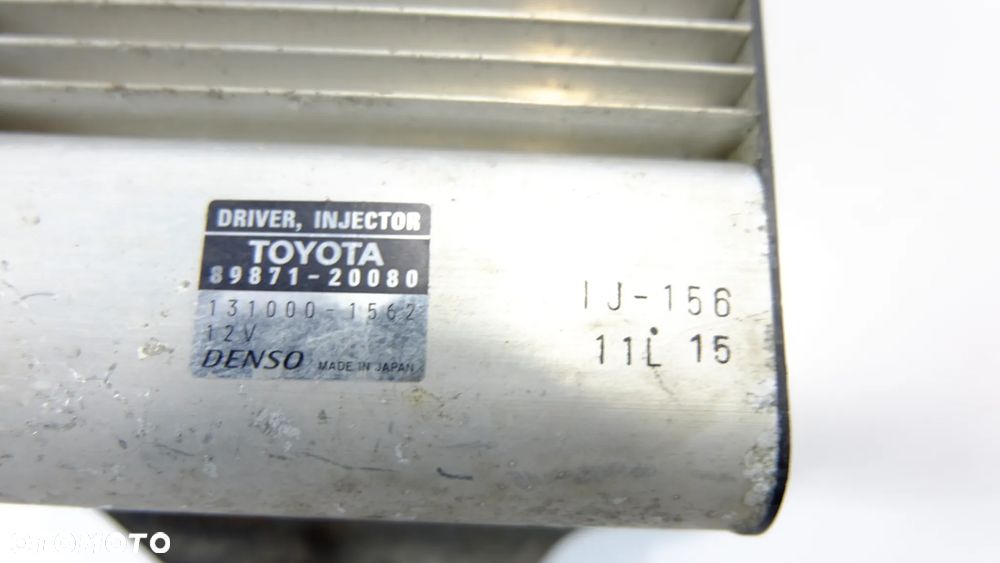 toyota verso 2.0 d4d komputer sterownik wtrysków 89871-20080 - 3