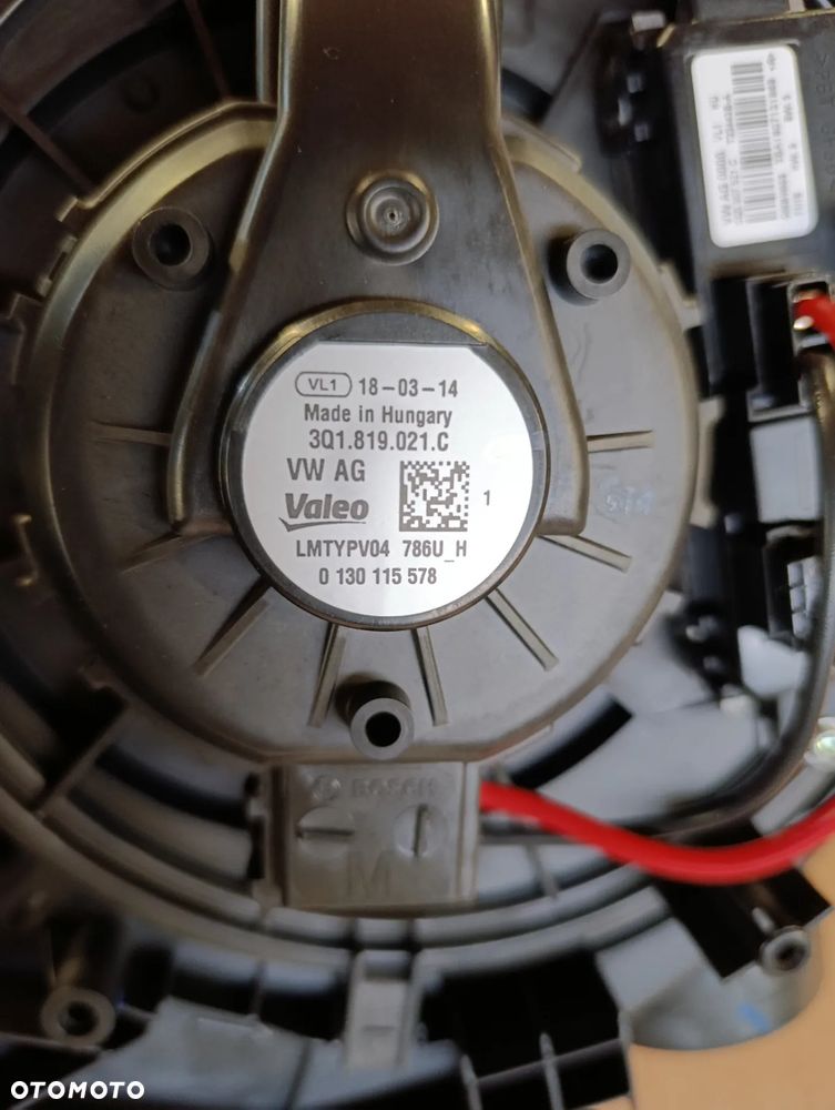 VW TOURAN II 2 III 3 NAGRZEWNICA DMUCHAWA KOMPLET KLIMATRONIK EUROPA - 2