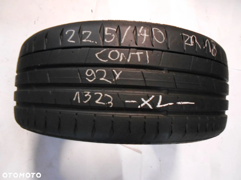 OPONA POJEDYNKA 225/50R18 CONTINENTAL SPORT CONTACT 7 XL DOT 1323 7.4MM - 1