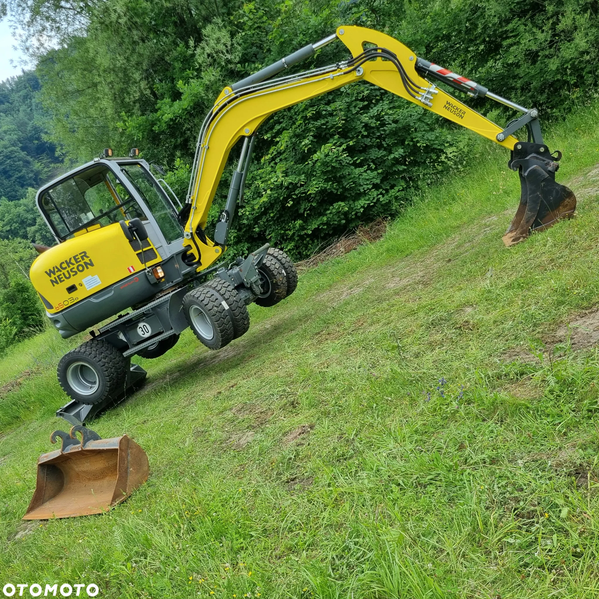 Wacker Neuson 6503-2 wersja7 Koparka kołowa 6,5t Nowe opony tylko 640h jak z Salonu 2015r import Norwegi! - 36