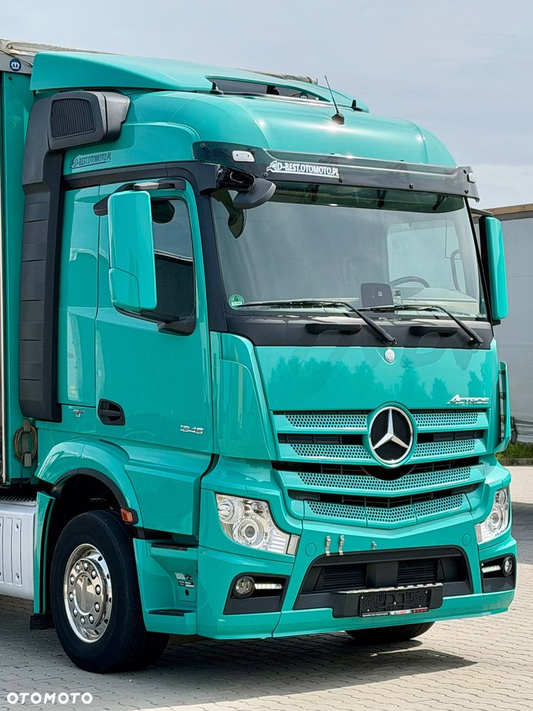 Mercedes-Benz ACTROS 1845 / FIRANKA / WINDA / 18 EUROPALET / ALUSY / 8 000 KG ŁADOWNOŚCI / 2018 ROK / SPROWADZONY / AUTOMAT / SYPIALKA / EURO 6 - 6