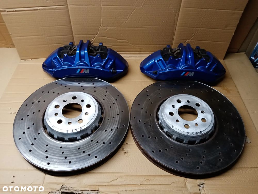 Tarcze hamulcowe przód przednie zaciski komplet BMW M5 G30 F90 4.4 - 1