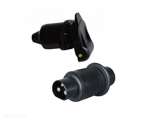 Gniazdo i wtyczka  3 PIN 12V traktor przyczepa