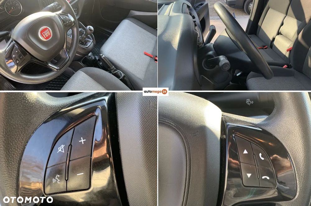 Fiat DOBLO VAN 3 osobowy VAT-1 Homologacja cięż. MOCNY SILNIK 1.6 MultiJet, 105KM Emisja spalin Euro6, Skrzynia biegów 6-cio stopniowa! ORYGINALNA ZABUDOWA PAKI, BOCZNE DRZWI PRZESUWNE, RADIO Z EKRANEM DOTYKOWYM , MULTIFUNKCYJNA KIEROWNICA - 9