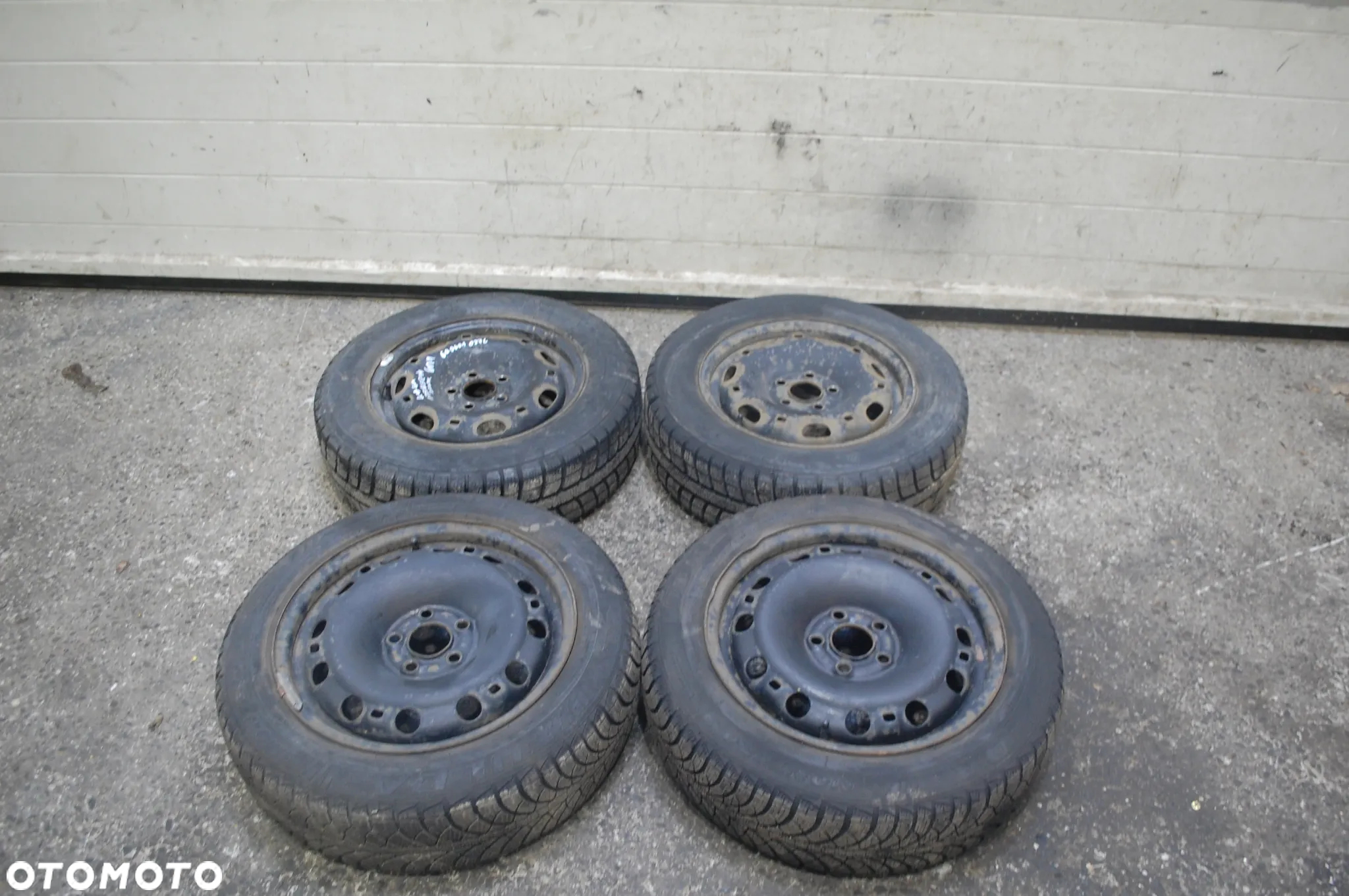KOŁA FELGI STALOWE + OPONY ZIMOWE 165/70R14 5X100 6Q0601027H ET35 6J VW POLO IV SEAT SKODA 6Q0601027C - 14