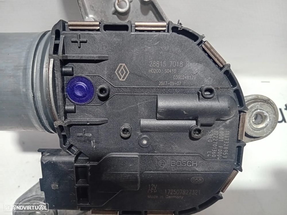 Motor de Escovas Limpa Vidros Renault Grand Scenic mk4 288157018R 288A54125R - 12