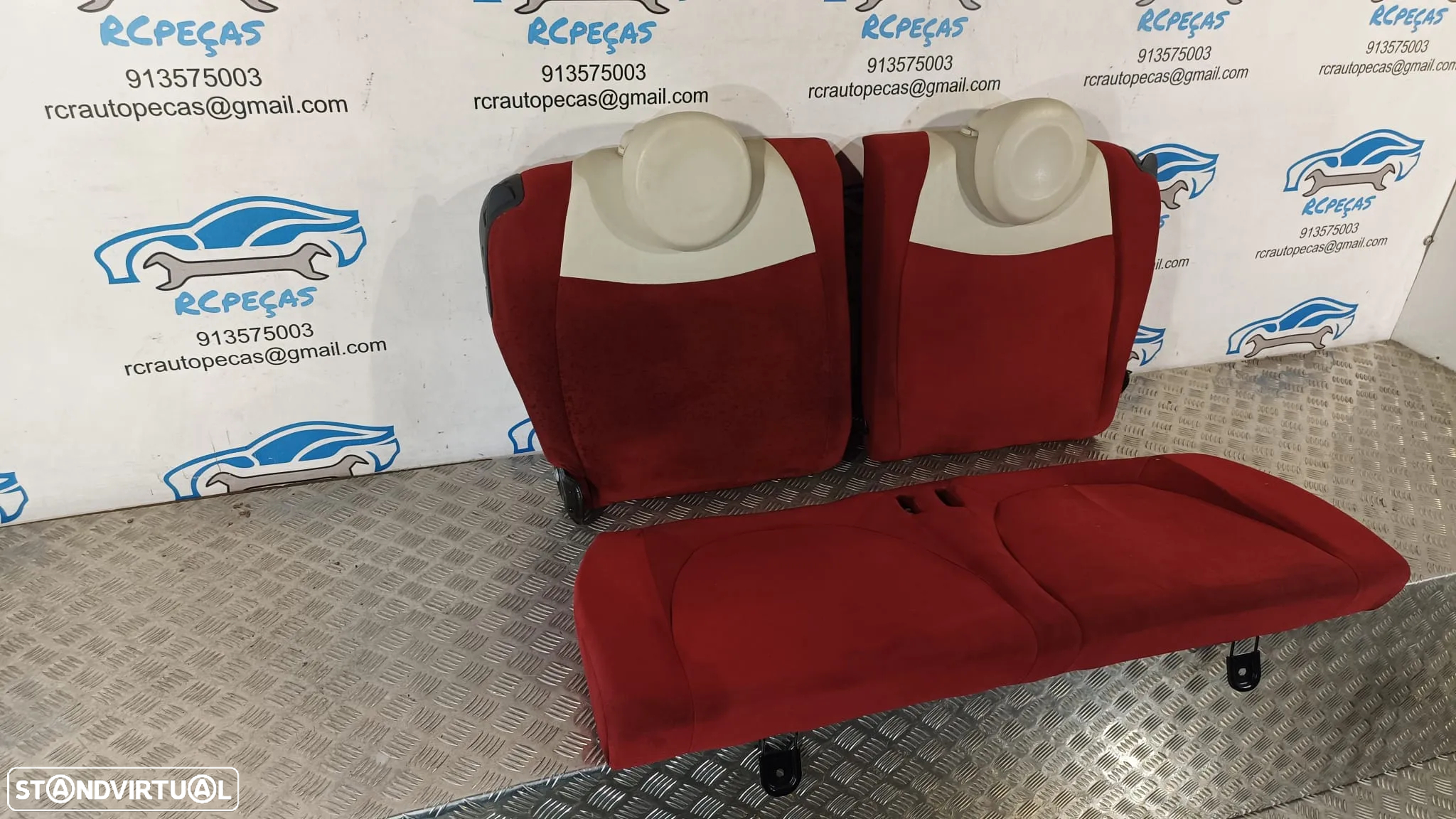 BANCOS FIAT 500 312 TECIDO QUARTELAS - 17