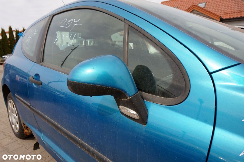 LUSTERKO ELEKTRYCZNE LEWE 207  KMU NIEBIESKI PEUGEOT 2006-2009 - 1