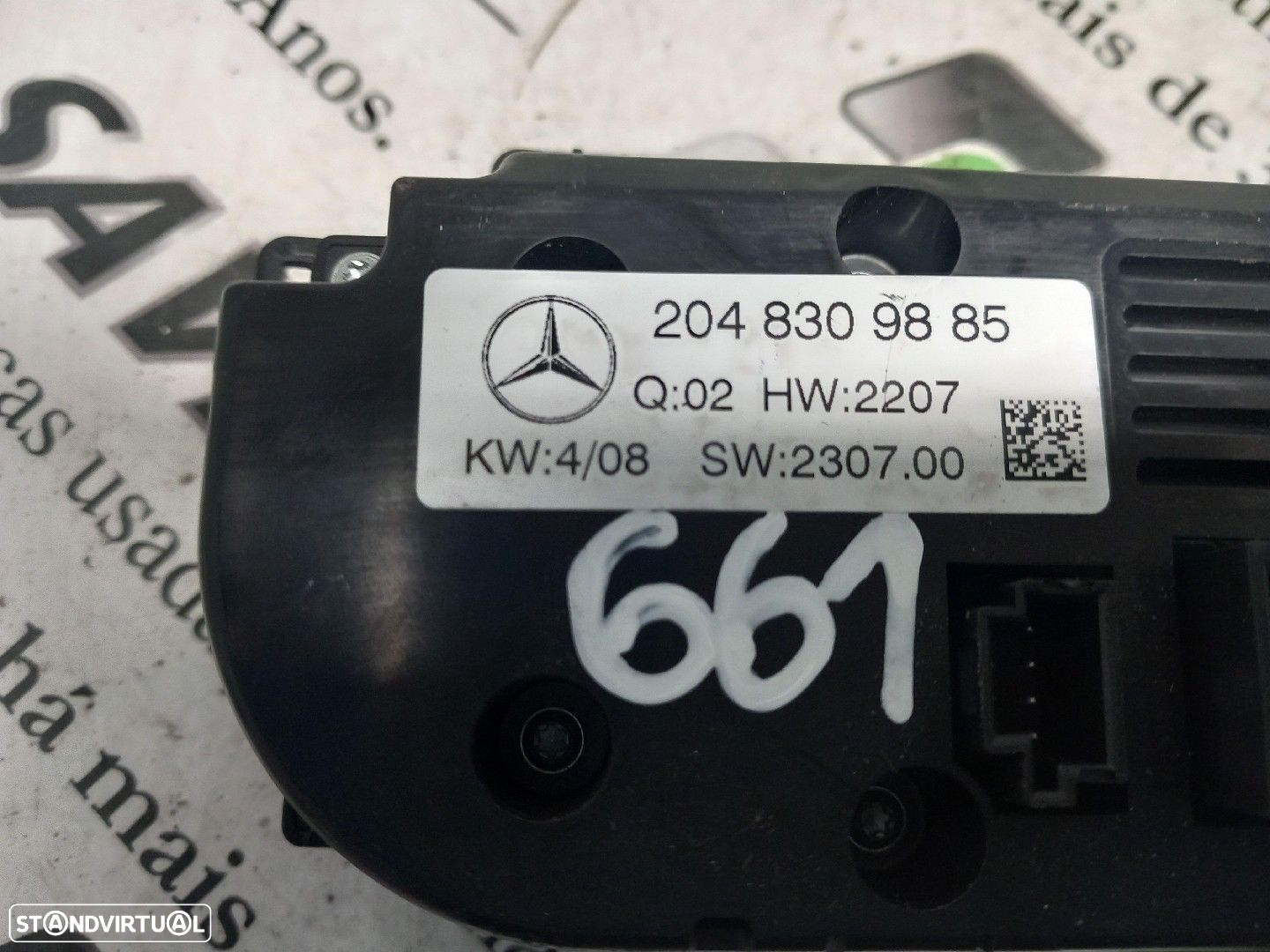 Comando / Botão De Sofagem / Climatronic Mercedes-Benz C-Class T-Model - 4