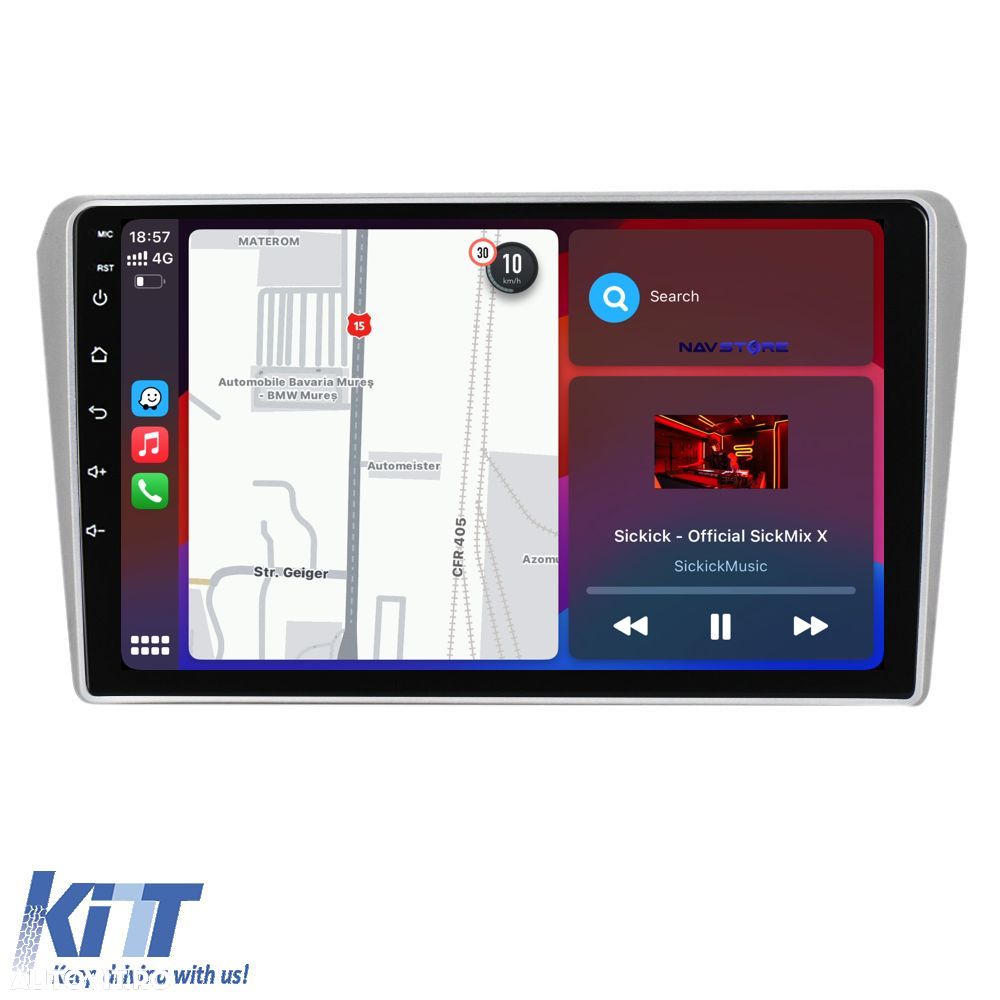 Navigatie Dedicata Toyota Avensis (2002 - 2008), 9 Inch, 8Gb Ram, 256G - 3