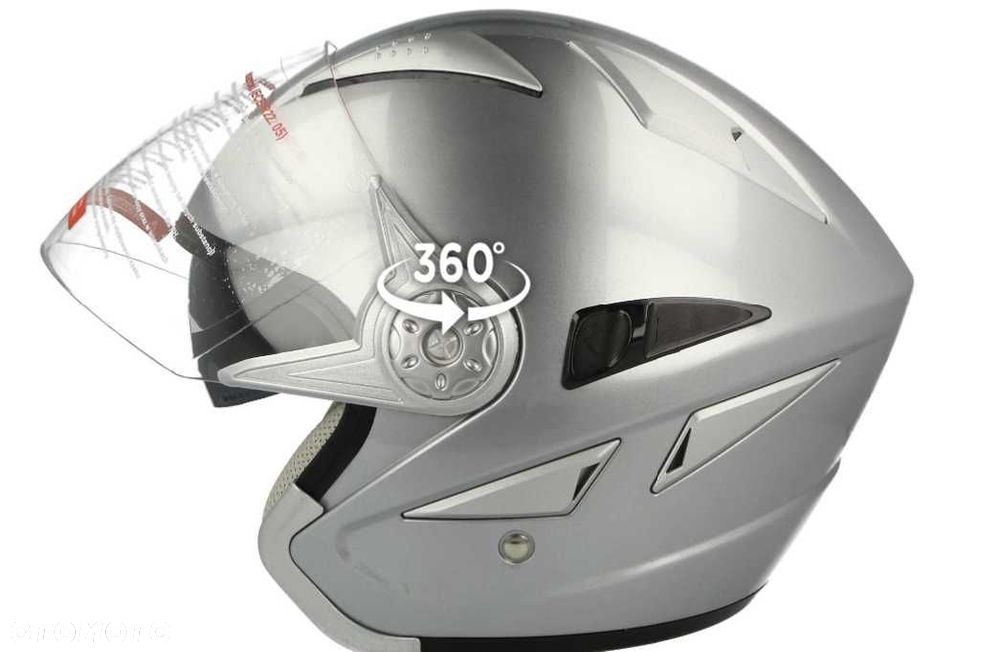 KASK motocyklowy otwarty JET VCAN V-529 grey rozmiar S - 2