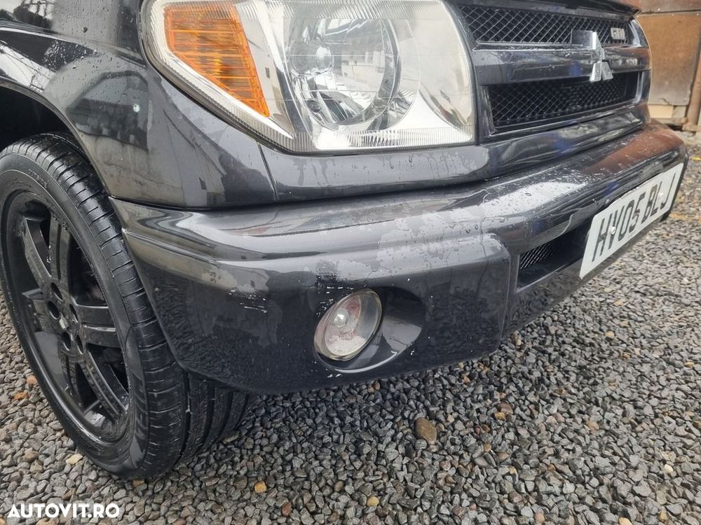 Bara fata Mitsubishi Shogun Pajero Pinin 1999 - 2006 Samtschwarz Metalizat A01 (1356) ... - 3