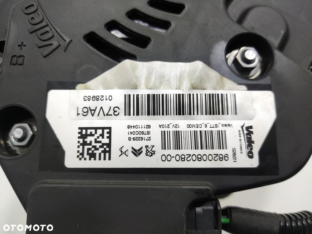 ALTERNATOR PEUGEOT 3008 II LIFT 1.6 THP HYBRID 2020-2024 9820080280 - 5