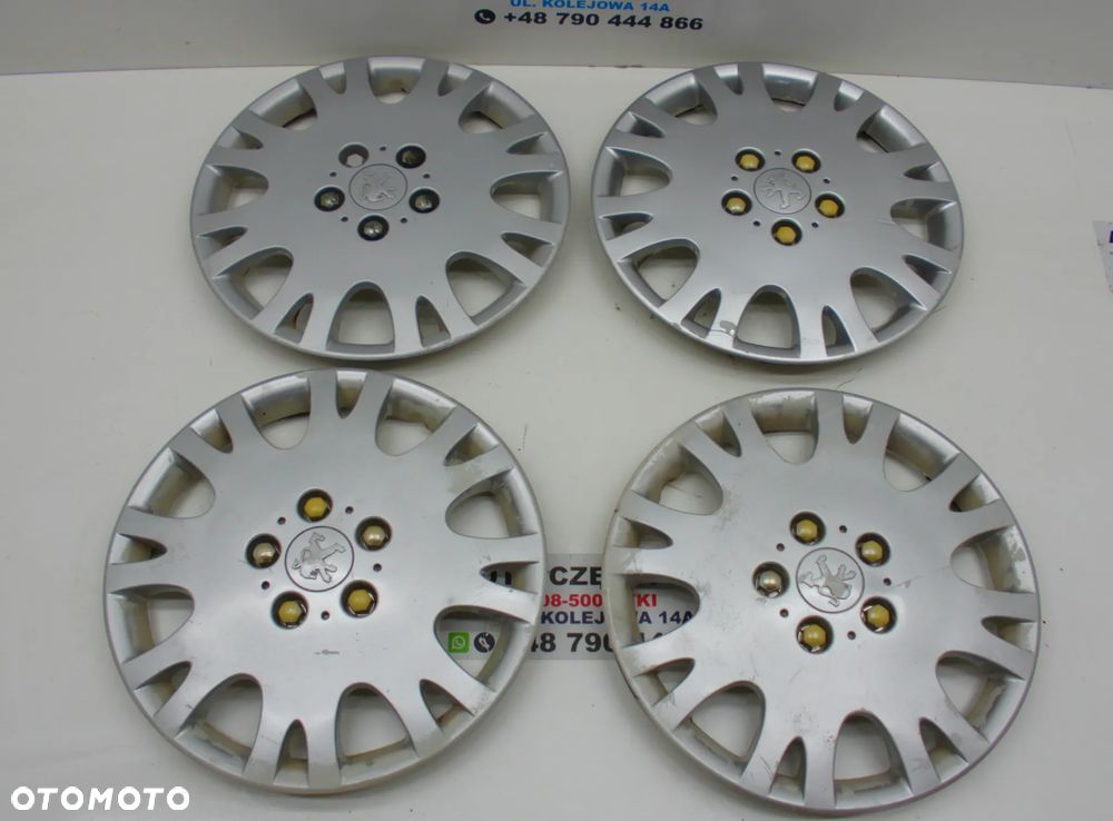 Peugeot Kołpaki Dekle na koła 15 - 2