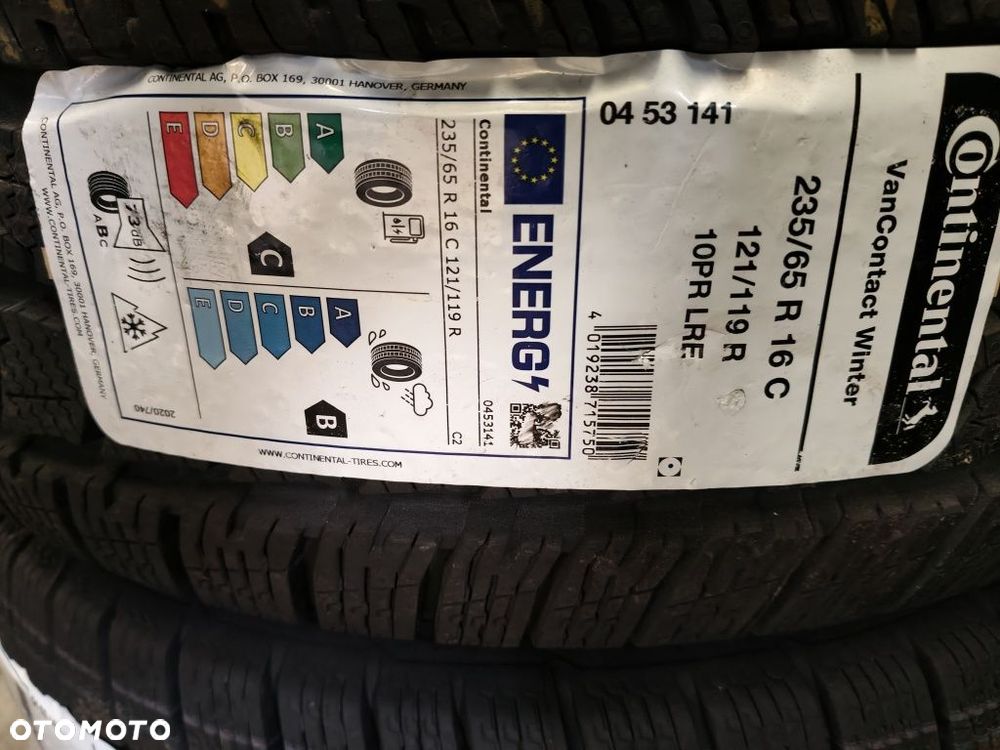 Nowe koła aluminiowe zimowe 235/65/16c Continental Mercedes sprinter 6x130 2025r - 4