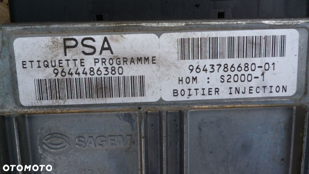 citroen c5 1.8 16v zestaw startowy immo komputer - 3