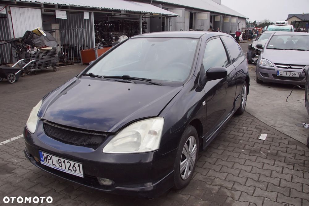 Auto na części - Honda Civic VII 1.7 CTDI 100 KM 4EE2 61MD4 B92P 2003R Silnik Skrzynia Drzwi Maska Błotnik Klapa Zderzak Lusterko Lampa Klamka Deska Kokpit Sterownik Moduł Czujnik Licznik Panel Kierownica - 1