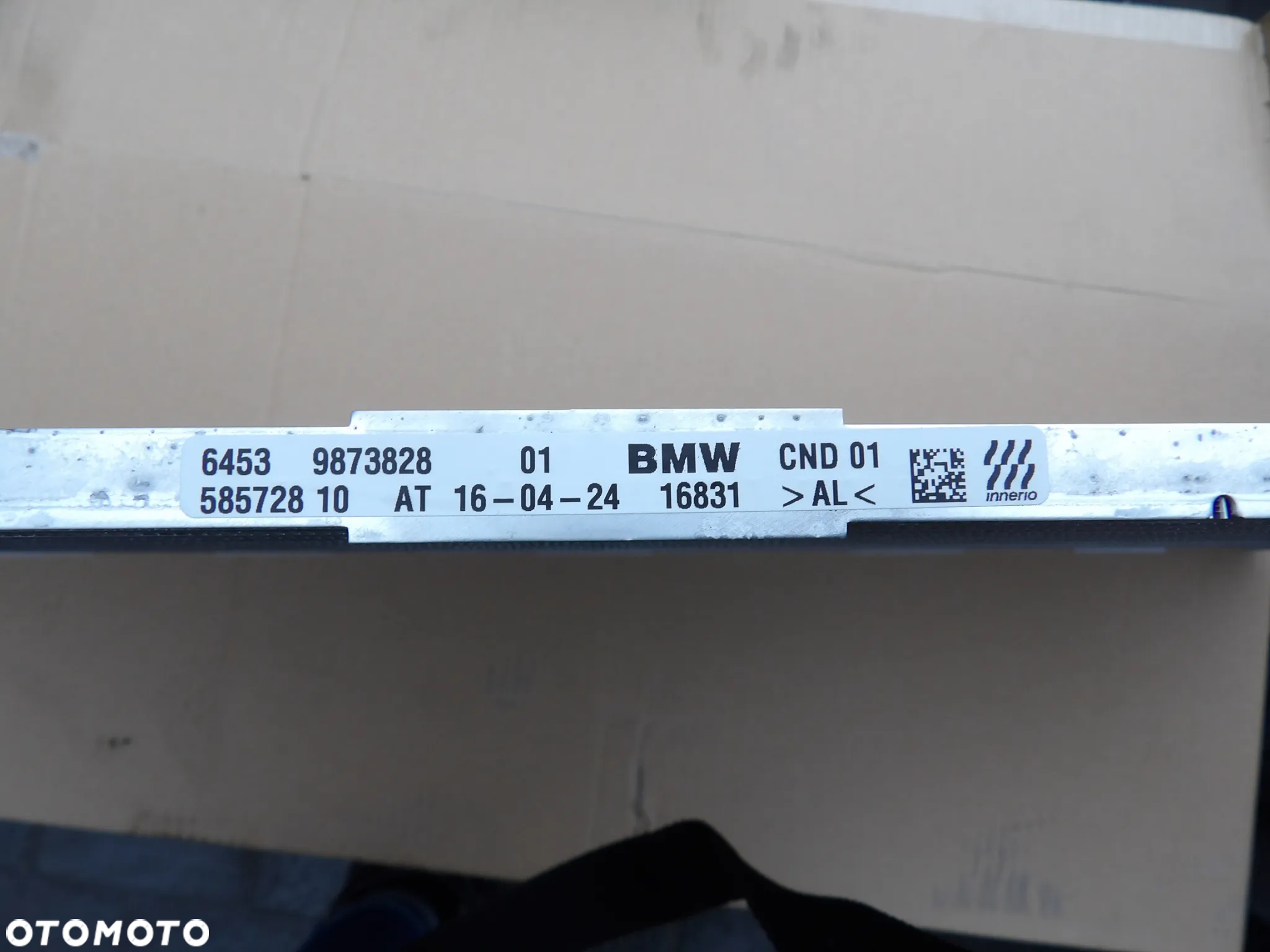 BMW - X1,U11,X2,U10 - NOWA CHŁODNICA KLIMATYZACJI - 9873828 - 2