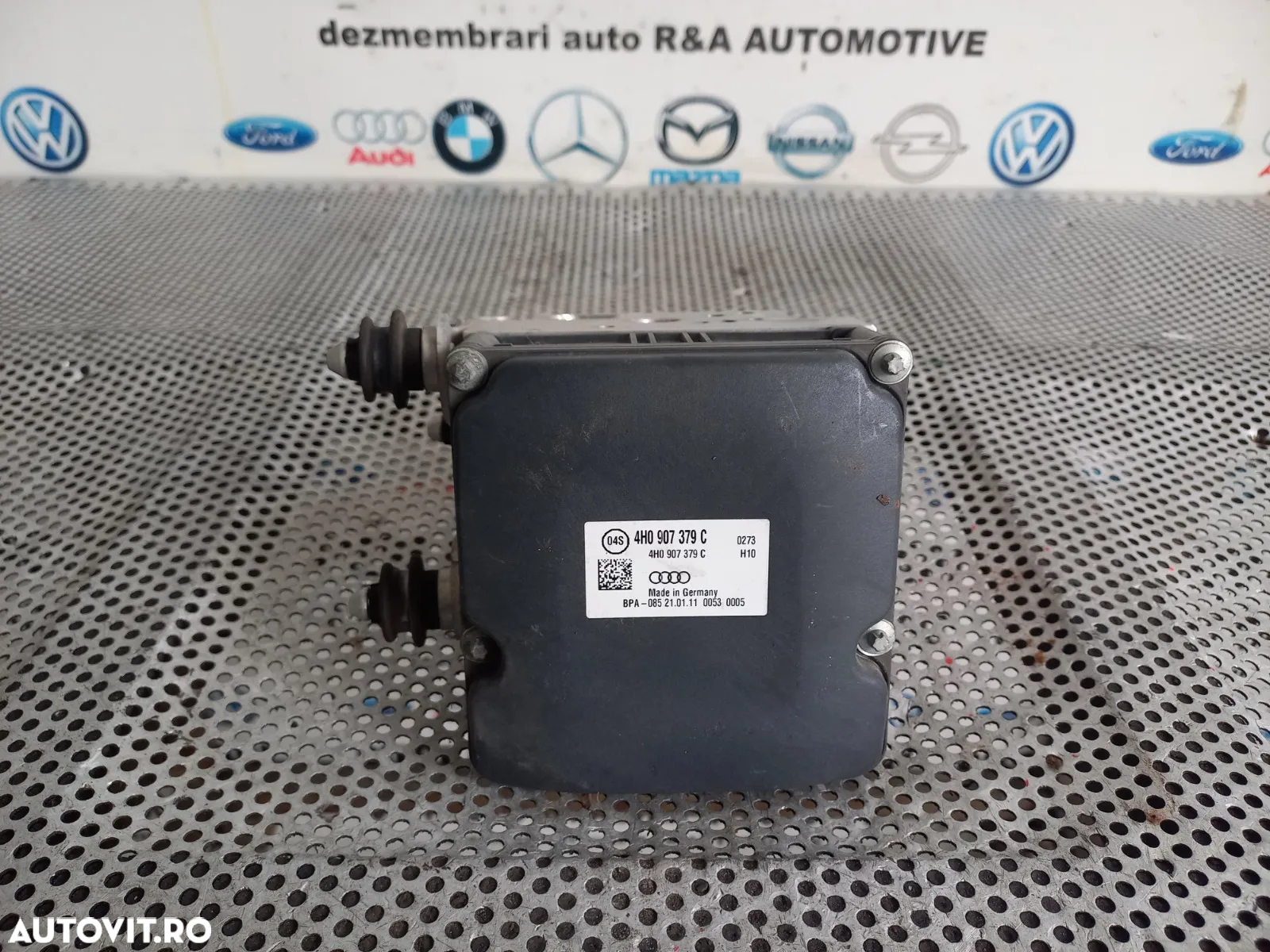 Modul Pompa Unitate ABS Audi A8 4H D4 An 2010-2011-2012-2013-2014-2015-2016-2017 Cod 4H0907379C Dezmembrez Audi A8 4H D4 3.0 Tdi Quattro Motor CDT Cutie MXU Volan Stanga - Dezmembrari Arad - 8