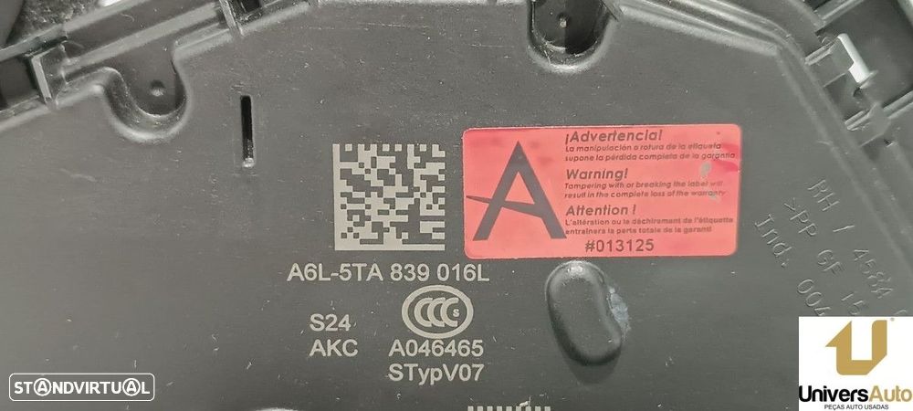 FECHADURA PORTA TRASEIRA DIREITA SEAT ATECA (KH7) FR - 4