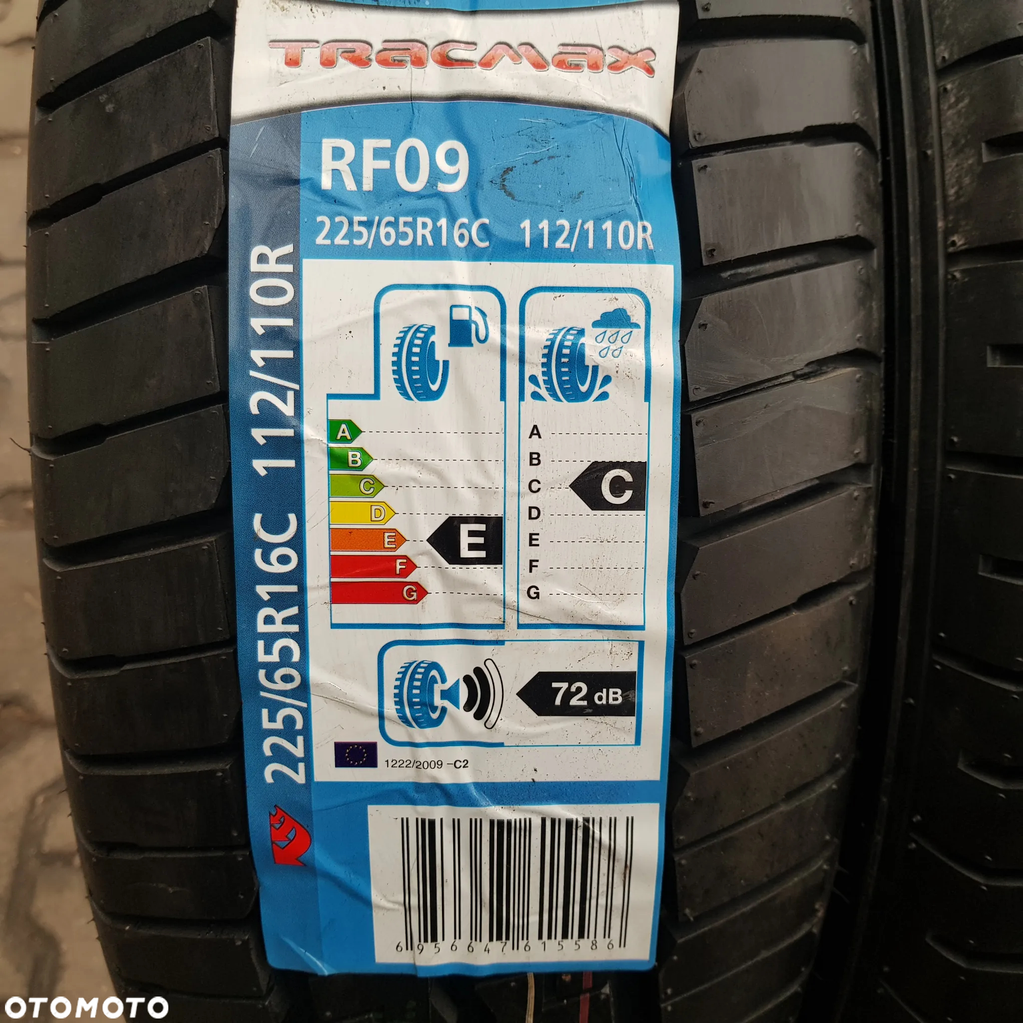 4x 225/65R16C Tracmax RF09 Komplet opon letnich Poznań - 2