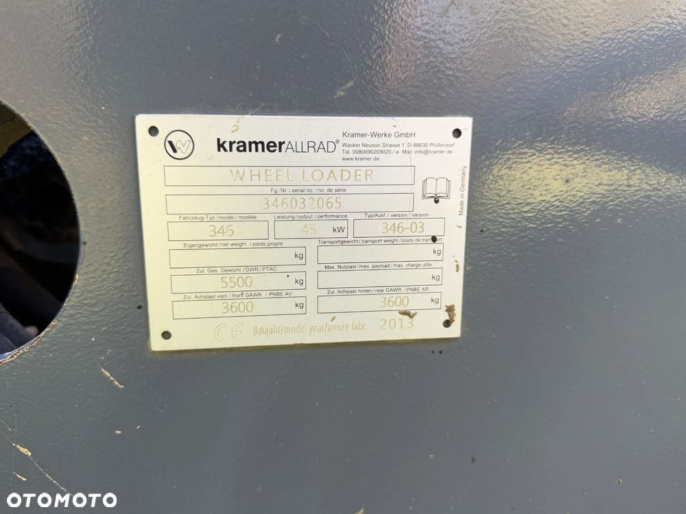 Kramer 750 Skrętne koła Krokodyl - 20